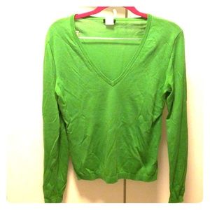Green J. Crew sweater
